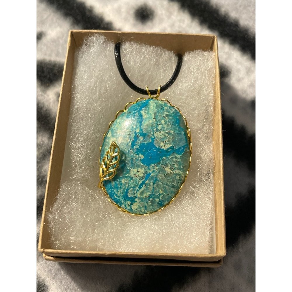 Chrysocola pendant